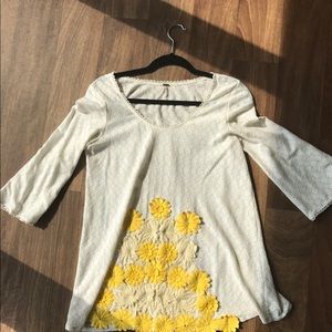 Free people floral embroidered tunic